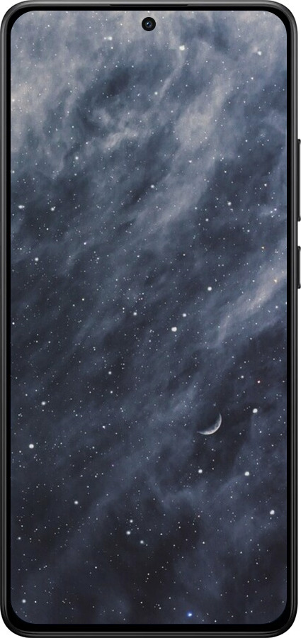 Силиконовый чехол Голубые облака, Голубая луна для Xiaomi POCO X7 PRO - 6398u-3907 изображение 