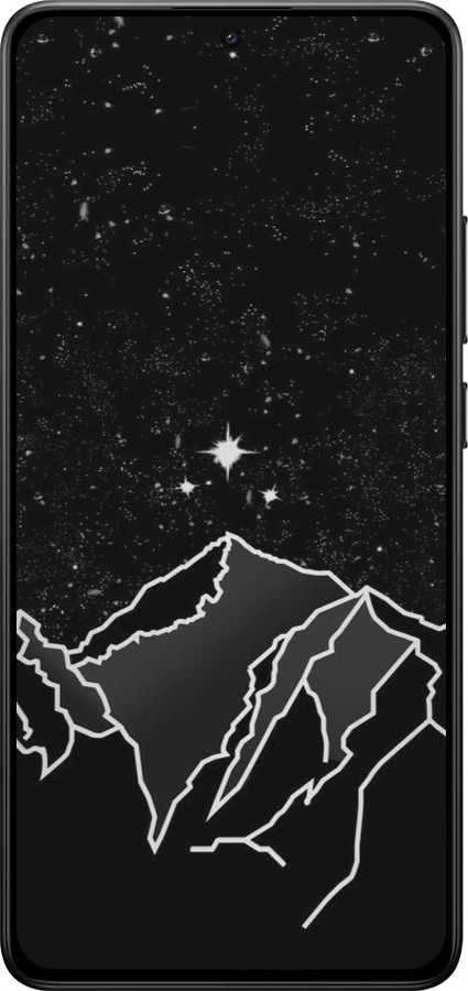 Силиконовый чехол Минималистический горный пейзаж для Xiaomi POCO X7 PRO - 6438u-3907 изображение 