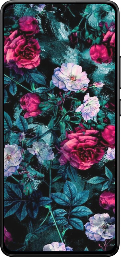 Силиконовый чехол Сад и розы для Xiaomi Turbo 4 - 6483u-4013 изображение 
