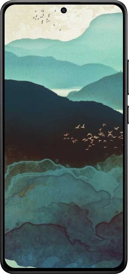 Силиконовый чехол С изображением гор Индиго для Xiaomi POCO X7 PRO - 6484u-3907 изображение 