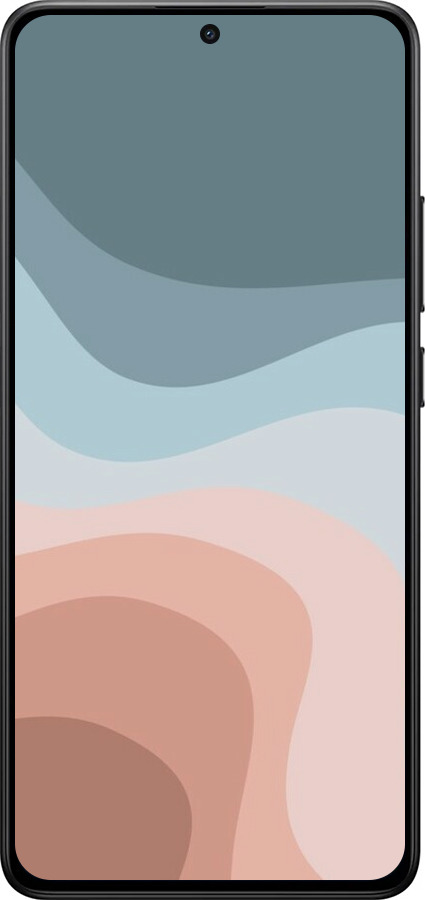 Силиконовый чехол С синими и розовыми волнами в стиле ретро для Xiaomi POCO X7 PRO - 6532u-3907 изображение 