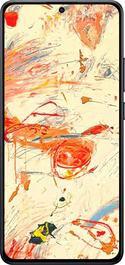 Силиконовый чехол Динамичная картина с хаотичными мазками для Xiaomi Turbo 4 - 6540u-4013 изображение 