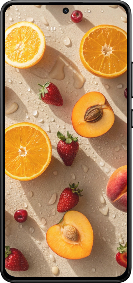 Силиконовый чехол Фрукты 3 для Xiaomi POCO X7 PRO - 6703u-3907 изображение 