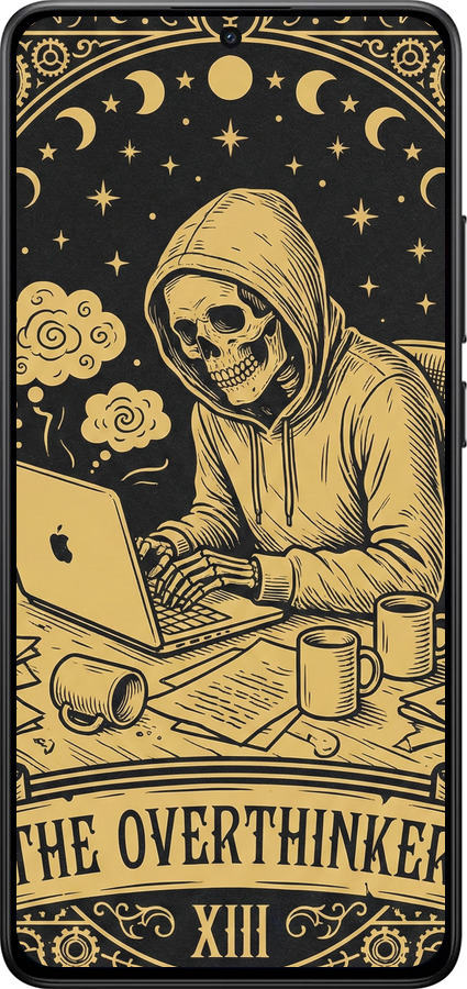 Силіконовий чехол The Overthinker для Xiaomi POCO X7 PRO - 6774u-3907 изображение 