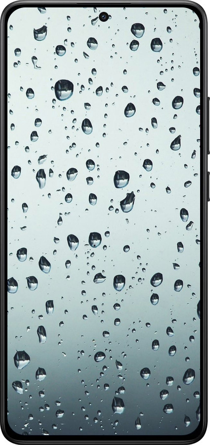 Силиконовый чехол Стекло в каплях для Xiaomi POCO X7 PRO - 848u-3907 изображение 