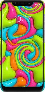 3D пластиковый матовый чехол Y2K Jelly Dream для Xiaomi Pocophone F1 - 6780m-1556 изображение 