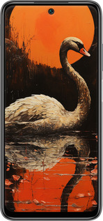 TPU чехол Лебідь для Xiaomi Redmi 10 - 5964b-2488 изображение 