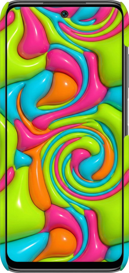 3D пластиковый матовый чехол Y2K Jelly Dream для Xiaomi Redmi 10 - 6780m-2488 изображение 