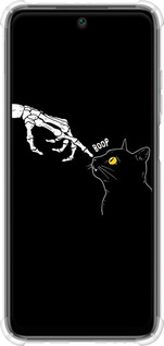 Силикон с усиленными углами чехол Кошка для Xiaomi Redmi 10 - 6505sp-2488 изображение 
