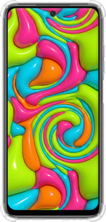 Силикон с усиленными углами чехол Y2K Jelly Dream для Xiaomi Redmi 10 - 6780sp-2488 изображение 