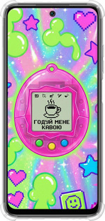 Силикон с усиленными углами чехол Y2K Aesthetic Retro Pet: Годуй мене кавою для Xiaomi Redmi 10 - 6784sp-2488 изображение 