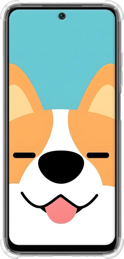 Силіконовий протиударний с посиленими кутами чехол Корги для Xiaomi Redmi 10 - 6280sp-2488 изображение 