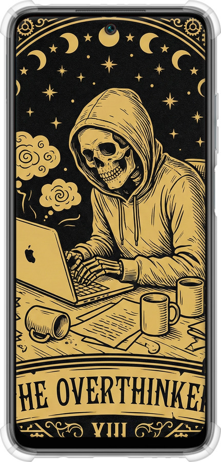 Силикон с усиленными углами чехол The Overthinker для Xiaomi Redmi 10 - 6774sp-2488 изображение 