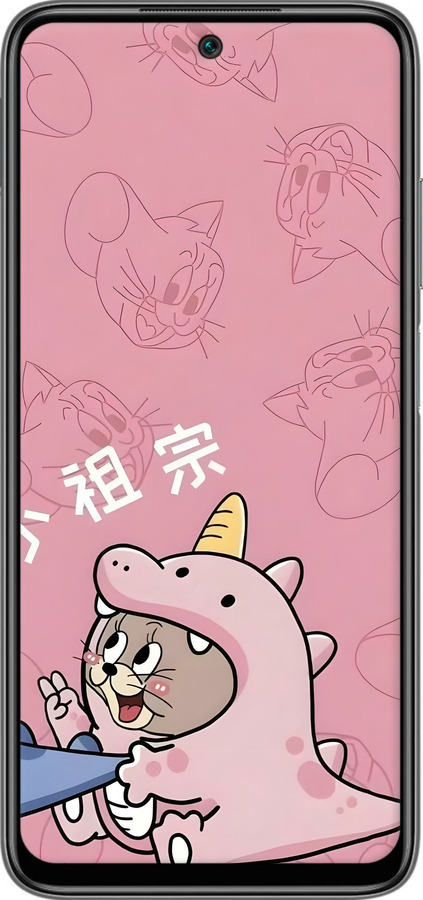 Силіконовий чехол Том і джеррі 2 для Xiaomi Redmi 10 - 6359u-2488 изображение 