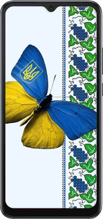 TPU чехол Жовто-блакитний метелик  для Xiaomi Redmi 10A - 1054b-2578 изображение 