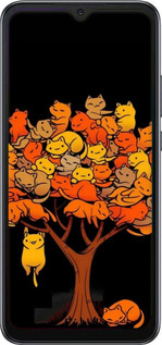 TPU чехол Дерево и котики для Xiaomi Redmi 10A - 6516b-2578 изображение 