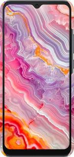 3D пластиковый матовый чехол Мрамор 2 для Xiaomi Redmi 10A - 6307m-2578 изображение 