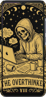 3D пластиковый матовый чехол The Overthinker для Xiaomi Redmi 10A - 6774m-2578 изображение 