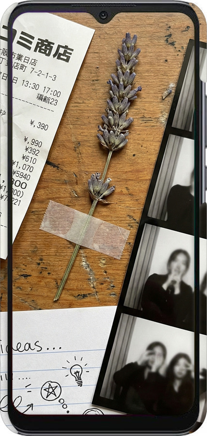 3D пластиковый матовый чехол Aesthetic Scrapbook Collage для Xiaomi Redmi 10A - 6773m-2578 изображение 