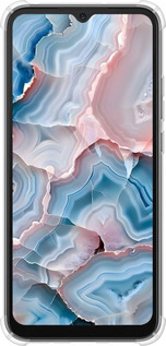 Силіконовий протиударний с посиленими кутами чехол Мрамор для Xiaomi Redmi 10A - 6306sp-2578 изображение 