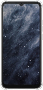 Силикон с усиленными углами чехол Голубые облака, Голубая луна для Xiaomi Redmi 10A - 6398sp-2578 изображение 