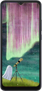 2D пластиковый чехол Привидение и звезды для Xiaomi Redmi 10A - 6443t-2578 изображение 