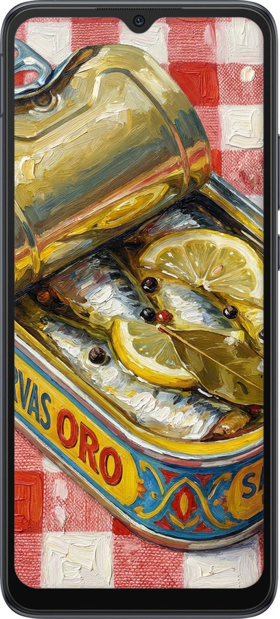 TPU чехол Vintage Sardine Tin Phone для Xiaomi Redmi 10C - 6772b-2591 изображение 