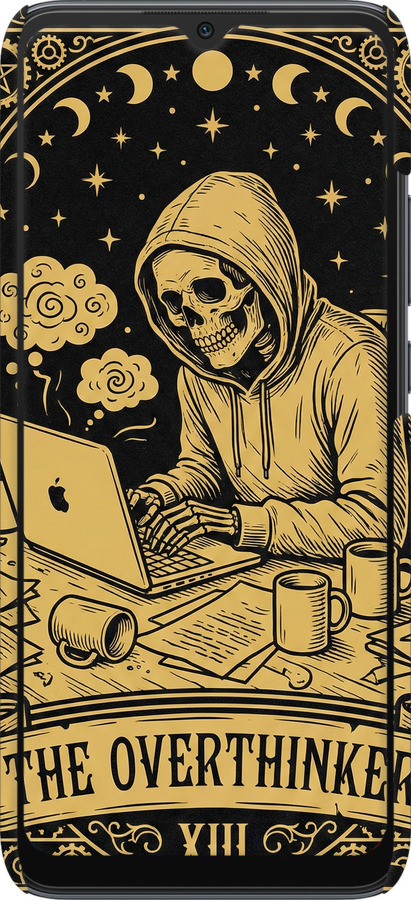 3D пластиковый матовый чехол The Overthinker для Xiaomi Redmi 10C - 6774m-2591 изображение 