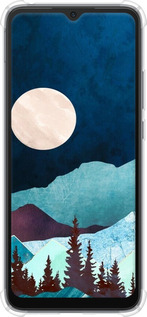 Силикон с усиленными углами чехол Горная идиллия ночной пейзаж для Xiaomi Redmi 10C - 6488sp-2591 изображение 