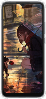 Силикон с усиленными углами чехол Anime для Xiaomi Redmi 10C - 6609sp-2591 изображение 