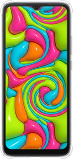 Силикон с усиленными углами чехол Y2K Jelly Dream для Xiaomi Redmi 10C - 6780sp-2591 изображение 