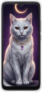 Силіконовий протиударний с посиленими кутами chehol(1620) - TRANSLATE NOT EXISTS 'Mystic White Cat Gothic Dark Purple Gold' dlya(1621) - TRANSLATE NOT EXISTS Xiaomi Redmi 10C - 6805sp-2591 изображение 1