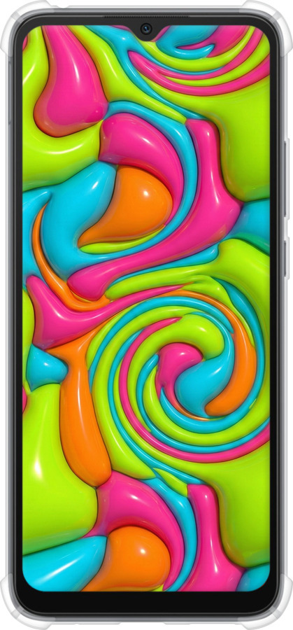 Силикон с усиленными углами чехол Y2K Jelly Dream для Xiaomi Redmi 10C - 6780sp-2591 изображение 