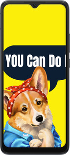 2D пластиковый чехол чехол с корги You Can Do It для Xiaomi Redmi 10C - 6184t-2591 изображение 