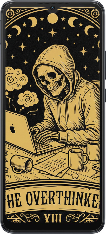 2D пластиковый чехол The Overthinker для Xiaomi Redmi 10C - 6774t-2591 изображение 