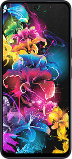 TPU чехол Абстрактные цветы для Xiaomi Redmi Note 12R - 511b-3860 изображение 