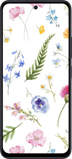 TPU чехол Квітковий фон v2 для Xiaomi Poco M6 Pro 5G - 5472b-3859 изображение 