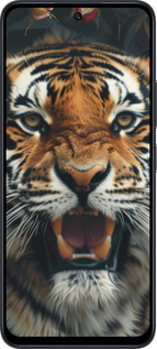 TPU чехол Тигрова велич для Xiaomi Redmi 12 5G - 6080b-3194 изображение 