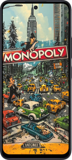TPU чехол Міський драйв Monopoly для Xiaomi Redmi Note 12R - 6088b-3860 изображение 
