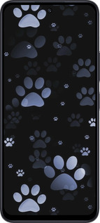 TPU чехол З синіми відбитками лап для Xiaomi Redmi Note 12R - 6441b-3860 изображение 