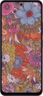 TPU чехол Абстрактные цветы для Xiaomi Redmi 12 5G - 6526b-3194 изображение 