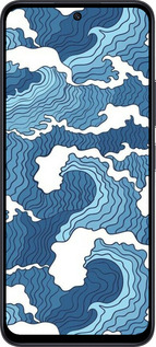 TPU чехол Абстрактний малюнок морських хвиль для Xiaomi Redmi Note 12R - 6538b-3860 изображение 