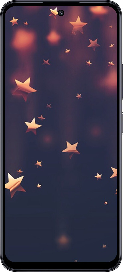 TPU чехол Падающие звезды для Xiaomi Poco M6 Pro 5G - 3974b-3859 изображение 