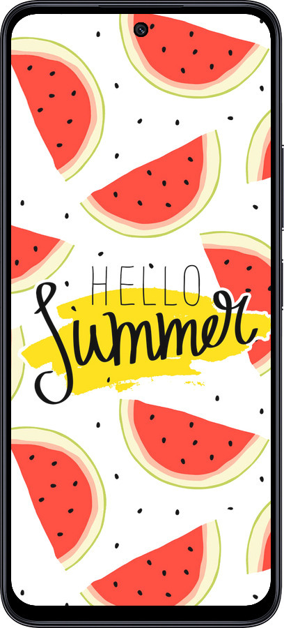 TPU чехол Hello Summer для Xiaomi Poco M6 Pro 5G - 4356b-3859 изображение 