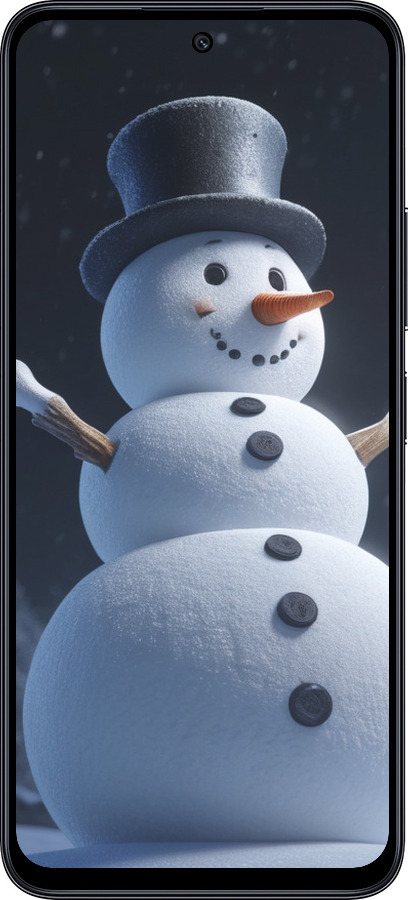 TPU чехол Сніговик для Xiaomi Redmi Note 12R - 5826b-3860 изображение 