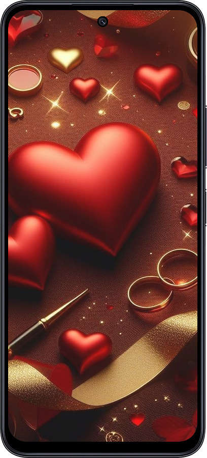 TPU чехол Сердечки v3 для Xiaomi Redmi Note 12R - 5833b-3860 изображение 