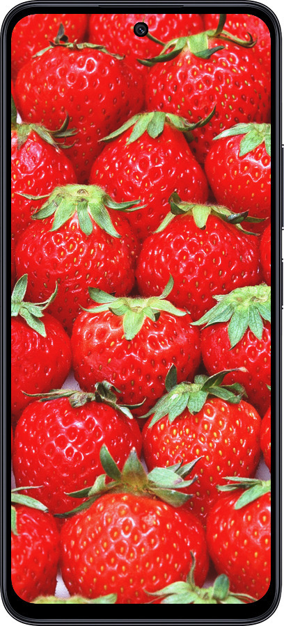 TPU чехол Клубника для Xiaomi Poco M6 Pro 5G - 6020b-3859 изображение 