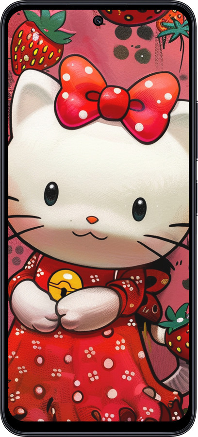 TPU чехол hello kitty1 для Xiaomi Poco M6 Pro 5G - 6036b-3859 изображение 