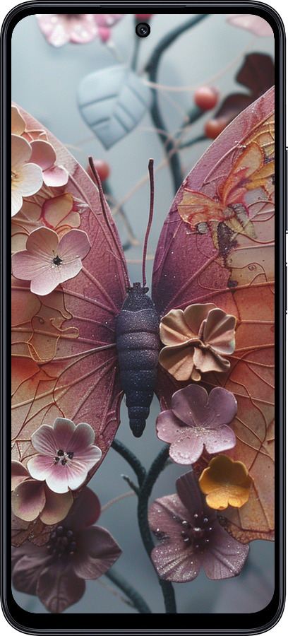 TPU чехол Fairy Butterfly для Xiaomi Redmi Note 12R - 6048b-3860 изображение 