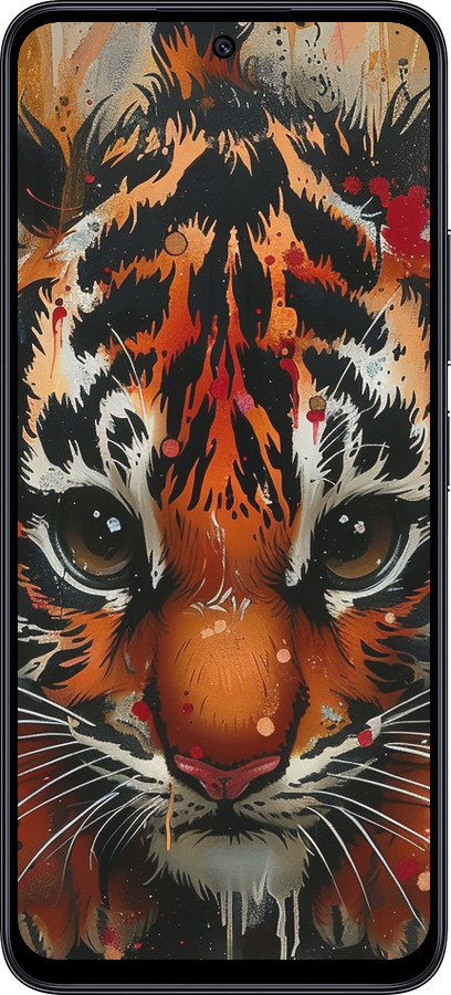 TPU чехол Mini tiger для Xiaomi Redmi 12 5G - 6052b-3194 изображение 